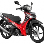 Honda Supra X 125 Helm-In PGM-FI Merah