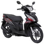 Honda Spacy Helm In PGM-FI Emperor Black