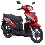 Honda Spacy Helm In PGM-FI Majestic Red