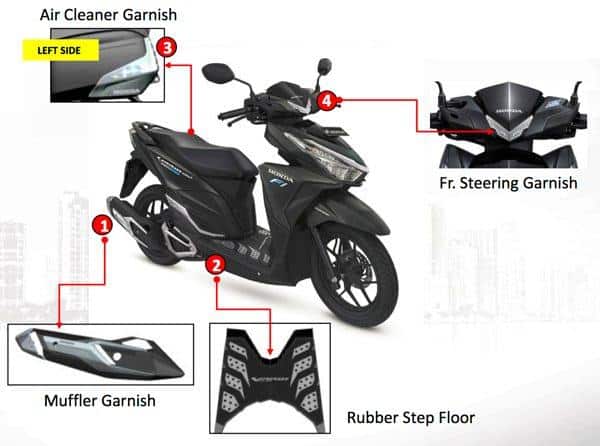 Paket aksesoris honda vario 125 #4