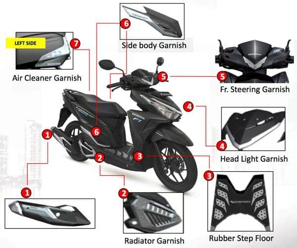 Accessories honda vario 125 #4