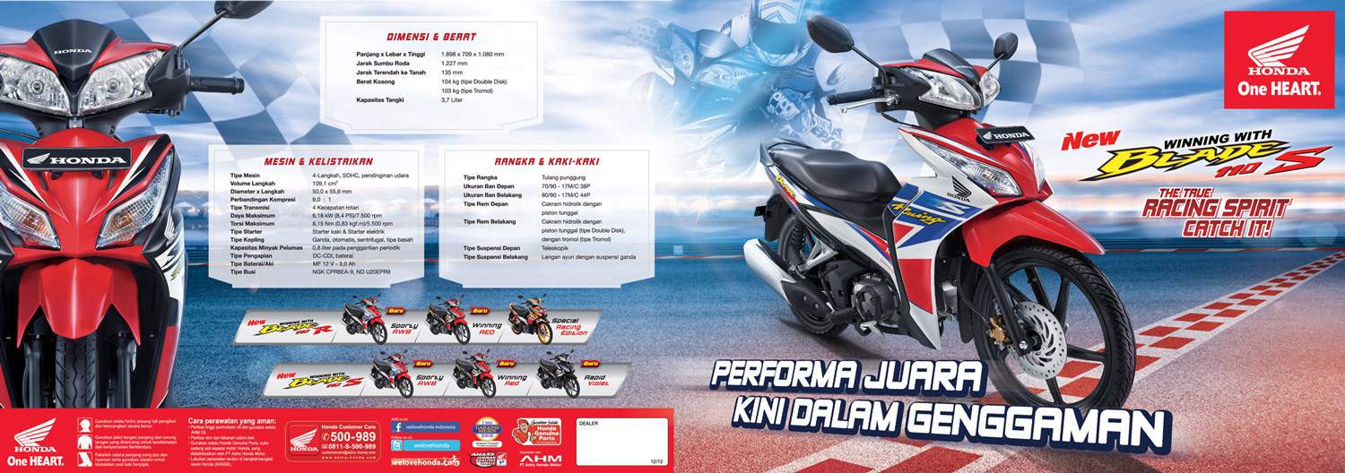 Honda blade brosur #4