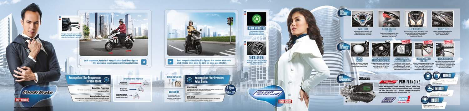 Brosur honda vario techno #2