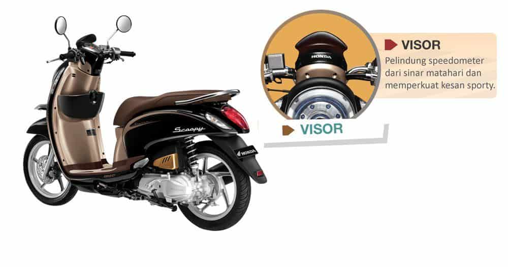 Visor Gold Scoopy FI