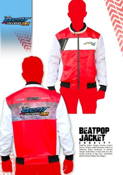 Gambar Jaket Eksklusif Honda BeAT POP eSP