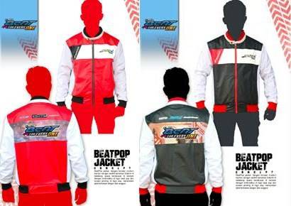 Gambar Desain Jaket Eksklusif Honda BeAT POP eSP