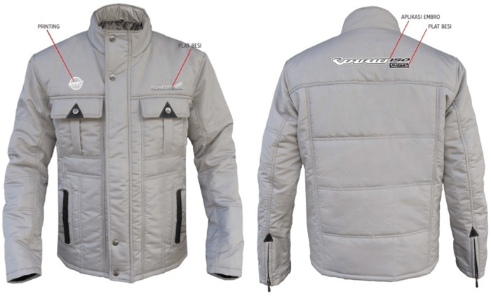 Gambar Desain Jaket Eksklusive Honda Vario 150 eSP