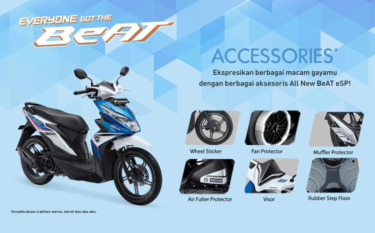 Daftar Aksesoris Resmi Motor Honda Honda Cengkareng