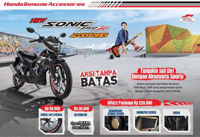 Aksesoris Resmi Honda Sonic 150R