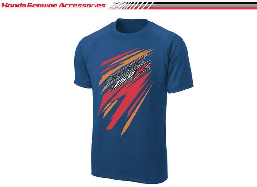 Sonic Blue T-Shirt - Merchendise Resmi Kaos Honda