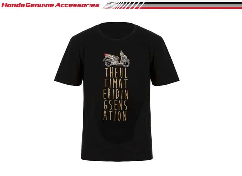 Vario Turs T-Shirt Black - Merchendise Resmi Kaos Honda
