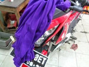 Lampu tertutup jaket