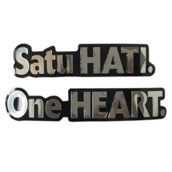 3D Emblem One Heart