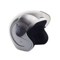 Helm Scoopy White Grey