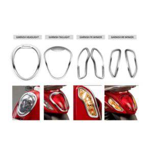 Paket Aksesoris Resmi Honda Scoopy eSP Garnish Chrome