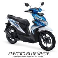 Honda BeAT eSP CBS ISS Electro Blue White