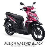 Honda BeAT eSP CBS ISS Fusion Magenta Black