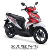 Honda BeAT eSP CBS ISS Soul Red White