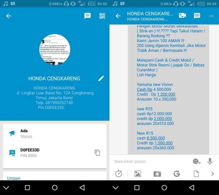 Dealer Sepeda Motor Honda Cengkareng-Harga Cash Kredit 