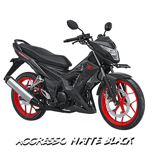 honda sonic 150r aggresso matte black