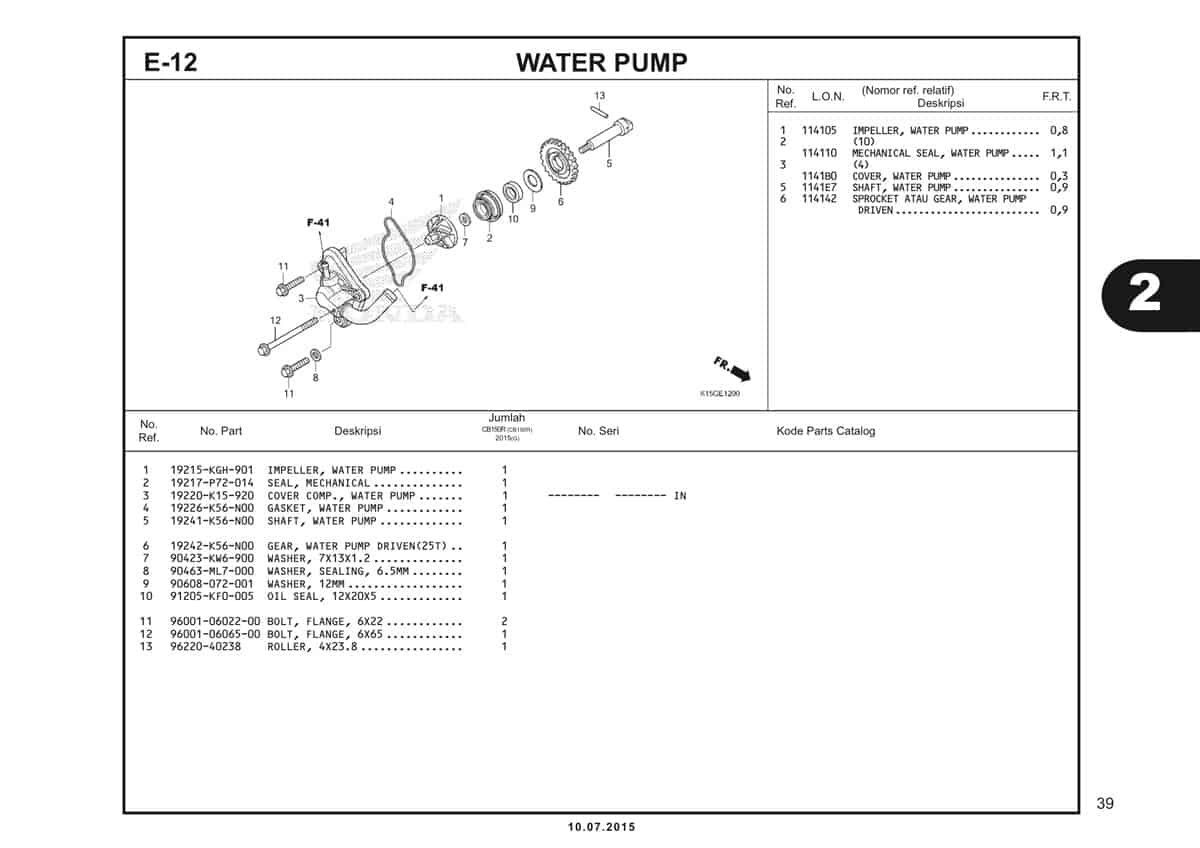 E12 Water Pump