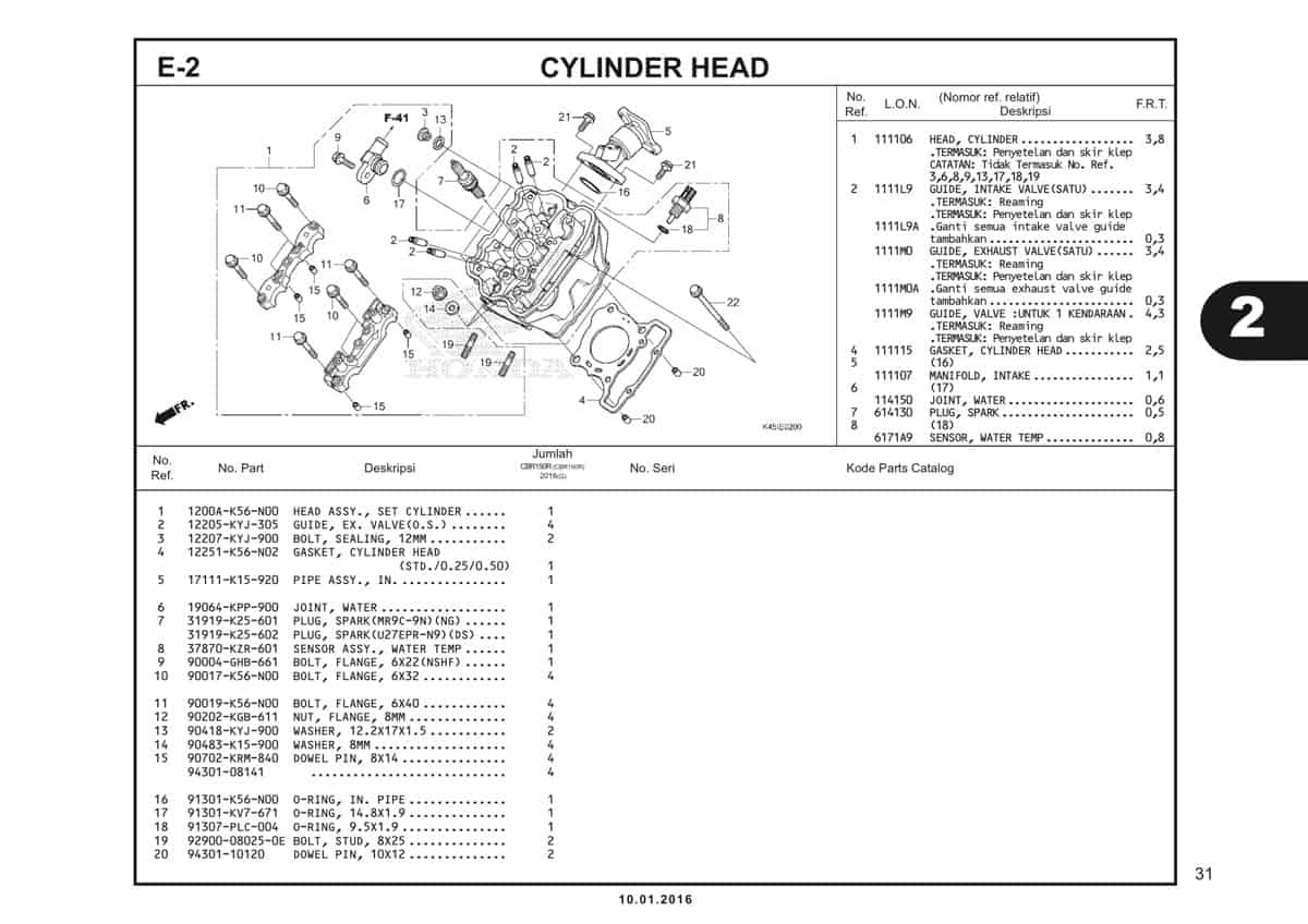 e2 cylinder head - 1