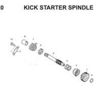E20 Kick Starter Spindle