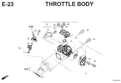 e23 throttle body