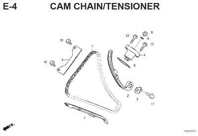 e4 cam chain tensioner