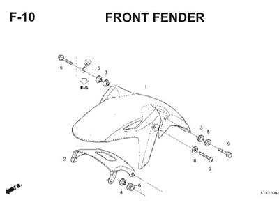 F10 Front Fender