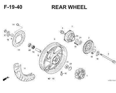 F19 40 Rear Wheel