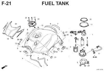 f21 fuel tank