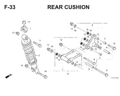 F33 Rear Cushion