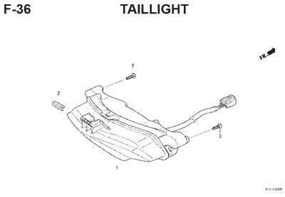 f36 taillight