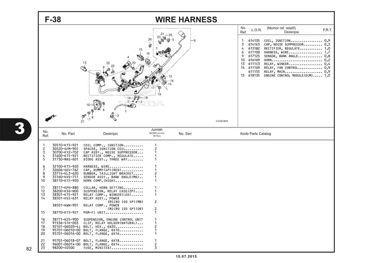 F38 Wire Harness 1