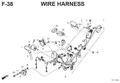 f38 wire harness