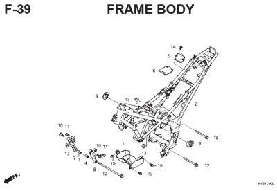 f39 frame body