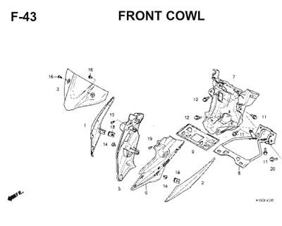 F43 Front Cowl