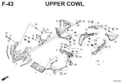 f43 upper cowl