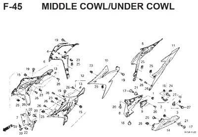 f45 middle cowl under cowl