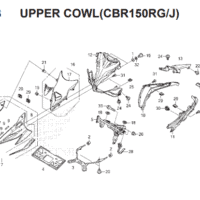 F43 – Upper Cowl – Katalog Honda CBR 150R K45G Screenshot 2026-05-28 132942