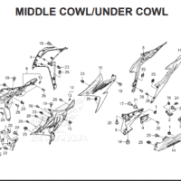 F45 – Middle Cowl/Under Cowl – Katalog Honda CBR 150R K45G Screenshot 2026-05-28 133015