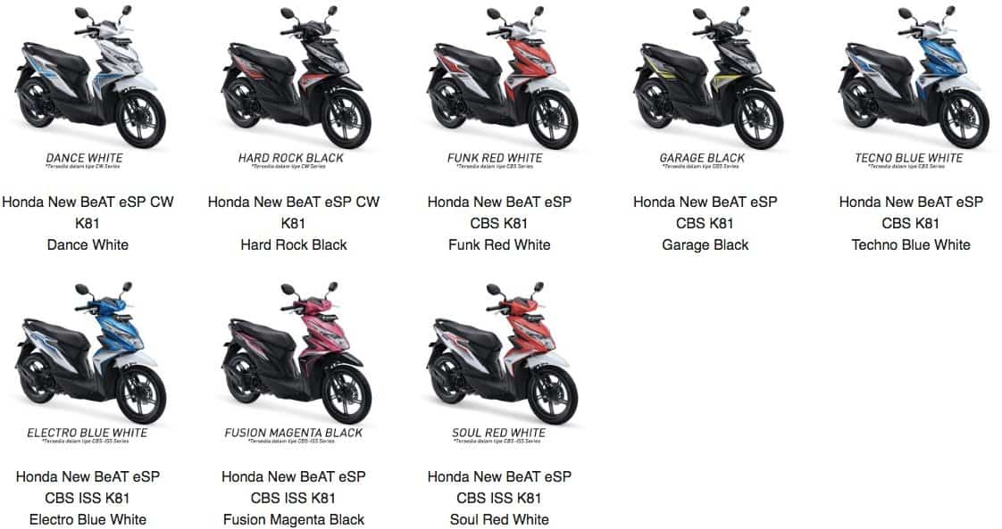 Warna Honda Beat Esp Cbs Iss Terbaru Automotivegarage org Warna Honda Beat Esp Cbs Iss Terbaru Automotivegarage org