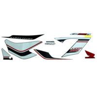Sticker Body Kanan Hitam Putih Honda CB150R StreetFire