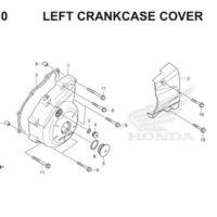 E10 Left Crankcase Cover Thumb