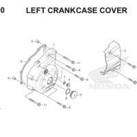 E10 Left Crankcase Cover Thumb
