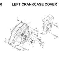 E10 Left Crankcase Cover Thumb