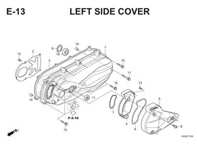 E13 Left Side Cover