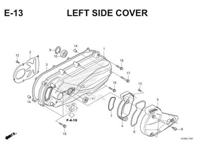 E13 Left Side Cover Thumb