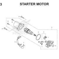 E13 Starter Motor Thumb